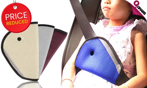 Adjustable Seat Belt Protection Pads!